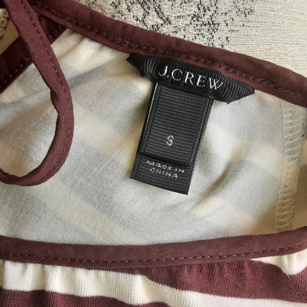 J. Crew long sleeve striped cotton blouse. - Picture 5 of 7